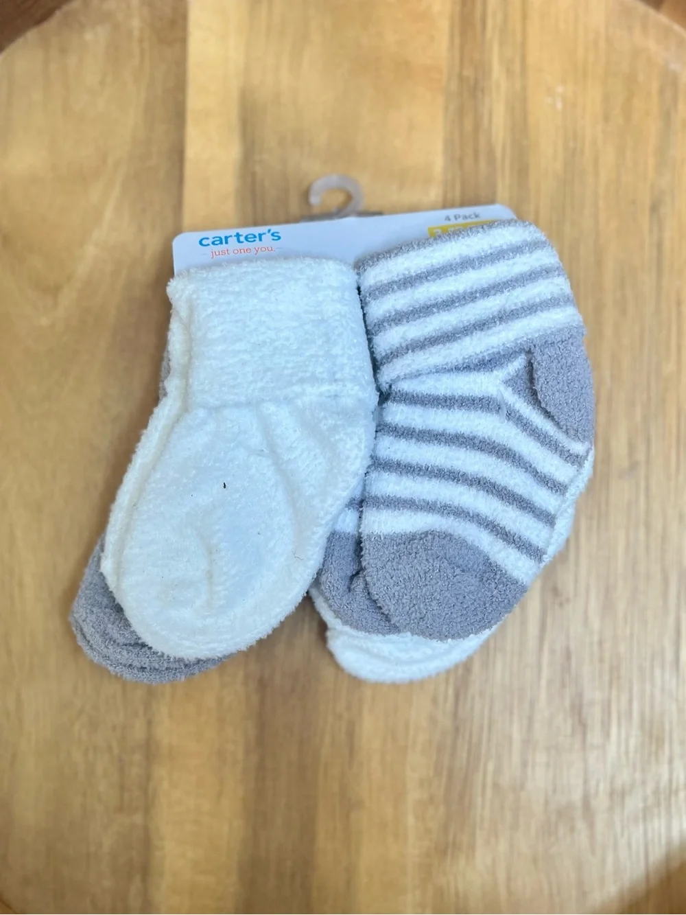 *3/$15 - Carter's Plush Baby Socks 4-Pack